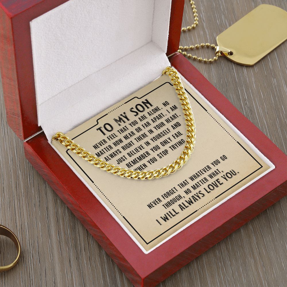 Cuban Link Chain For Your Son