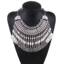 Load image into Gallery viewer, Ethnic Collar Choker and Coin Necklaces
