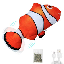 Load image into Gallery viewer, Interactive Fish Cat Toy
