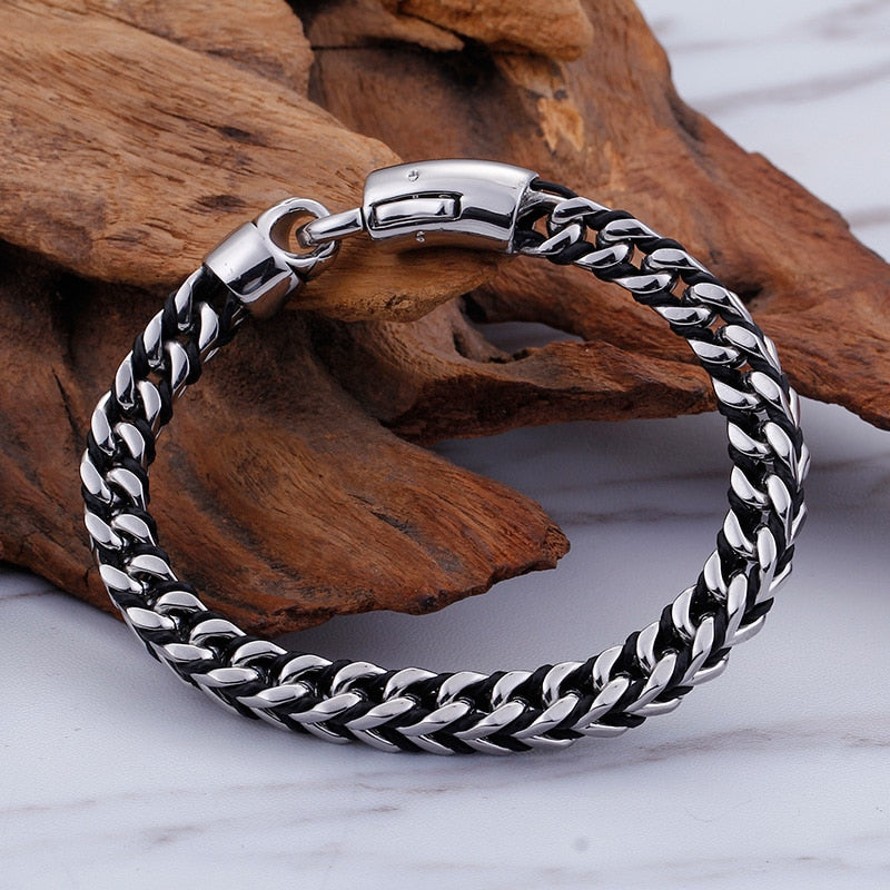 Men's Big Link Stainless Steel Bracelet